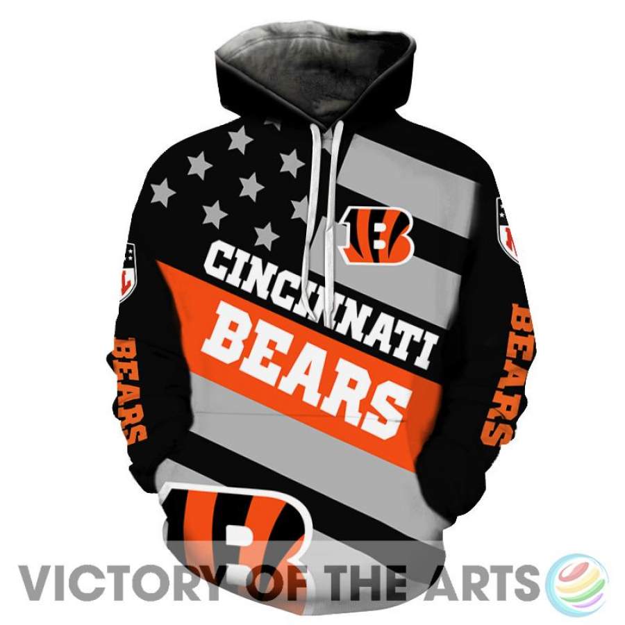 Proud Of American Stars Cincinnati Bengals Hoodie