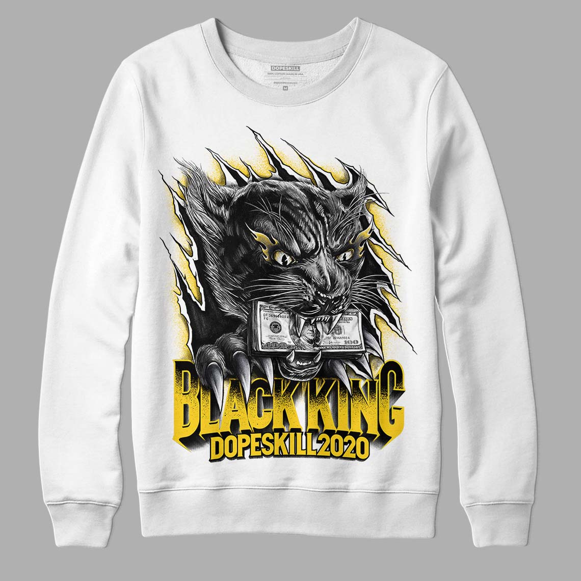 Lightning 4S Dopeskill Sweatshirt Black King Graphic