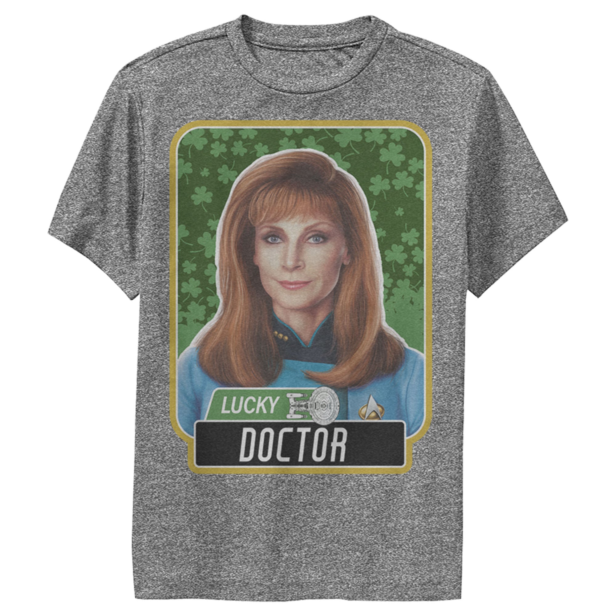 Boy’S Star Trek: The Next Generation St. Patrick’S Day Lucky Doctor Beverly Crusher Performance Tee