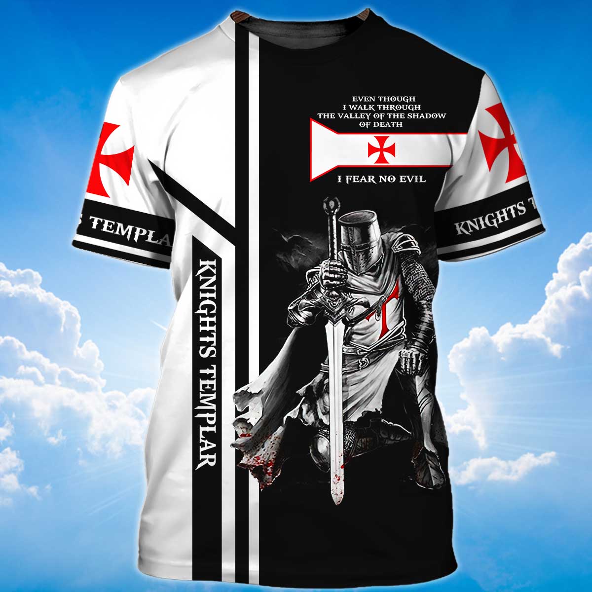 Stand For The Flag Tshirt Kneel For The Cross Knight Templar 3D All Over Print Shirt