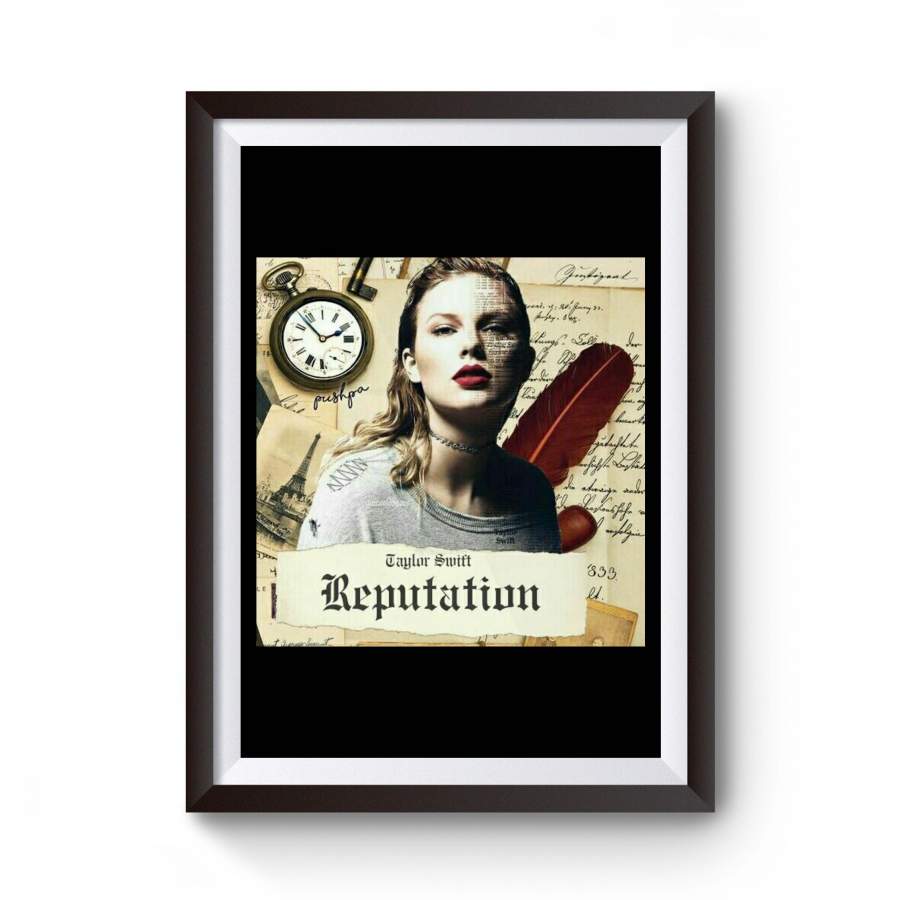 Taylor Swift Reputation Album Cover Concert Graphic Poster