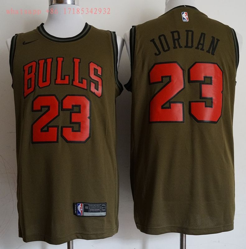 Chicago Bulls Michael Jordan #23 2020 NBA New Arrival Brown Jersey