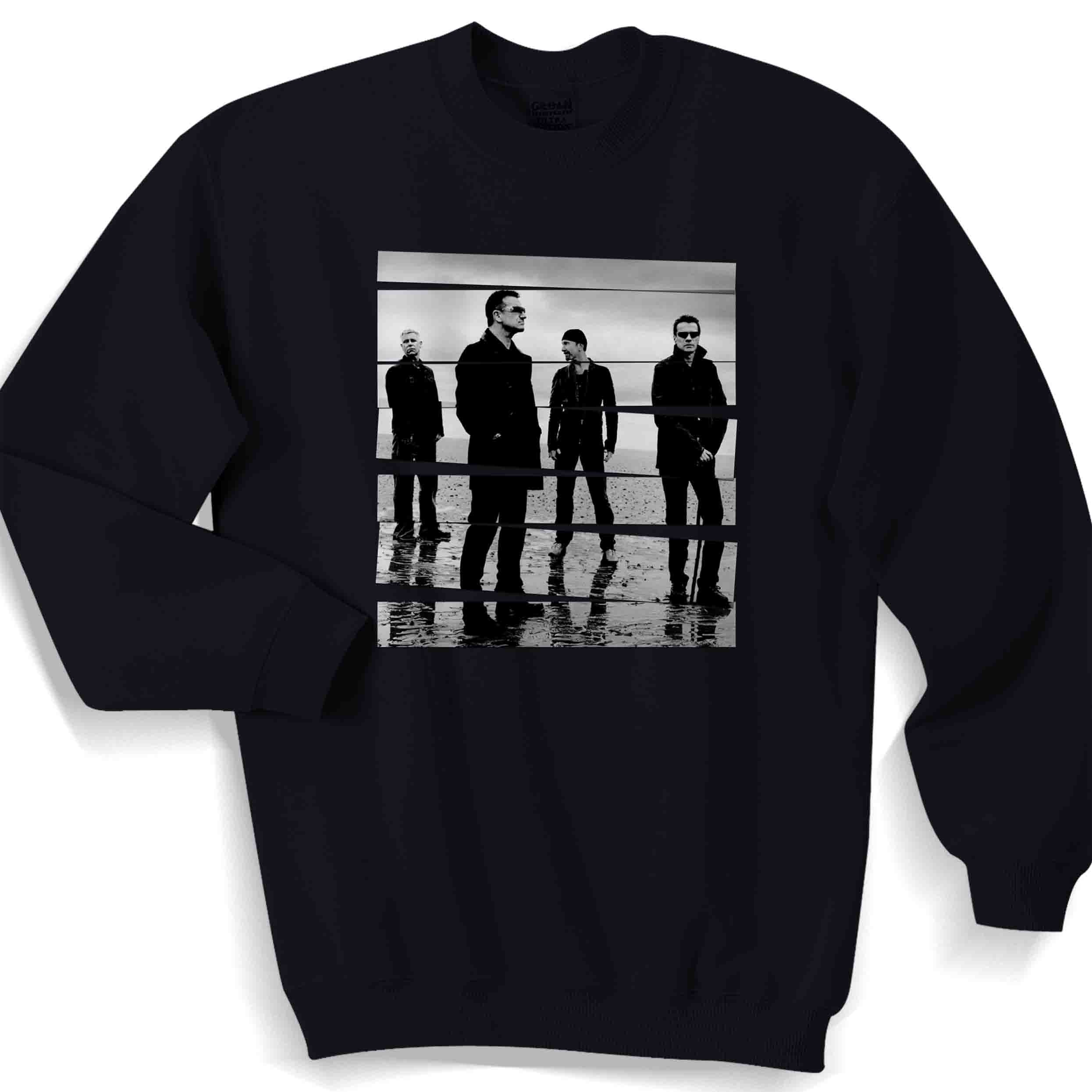 U2 Box Photos Clips Sweater Sweatshirt