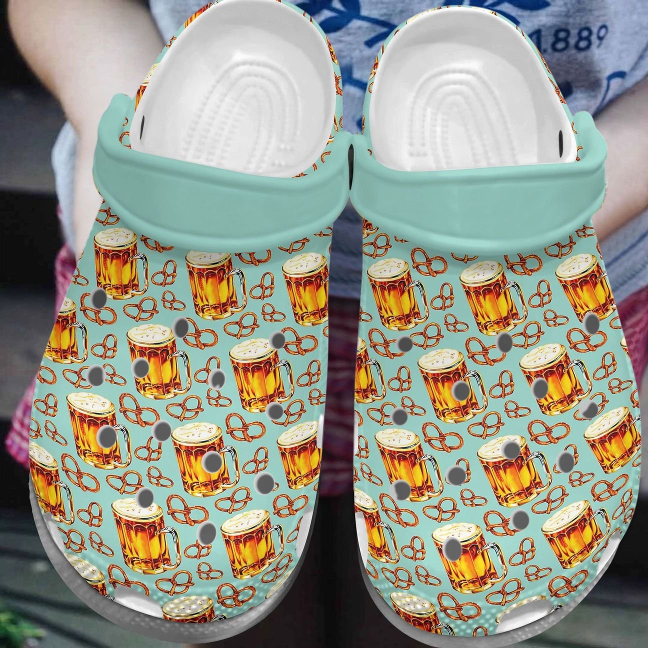 Beer Personalize Clog, Custom Name, Text, Fashion Style For Women, Men, Kid, Print 3D Beer Life