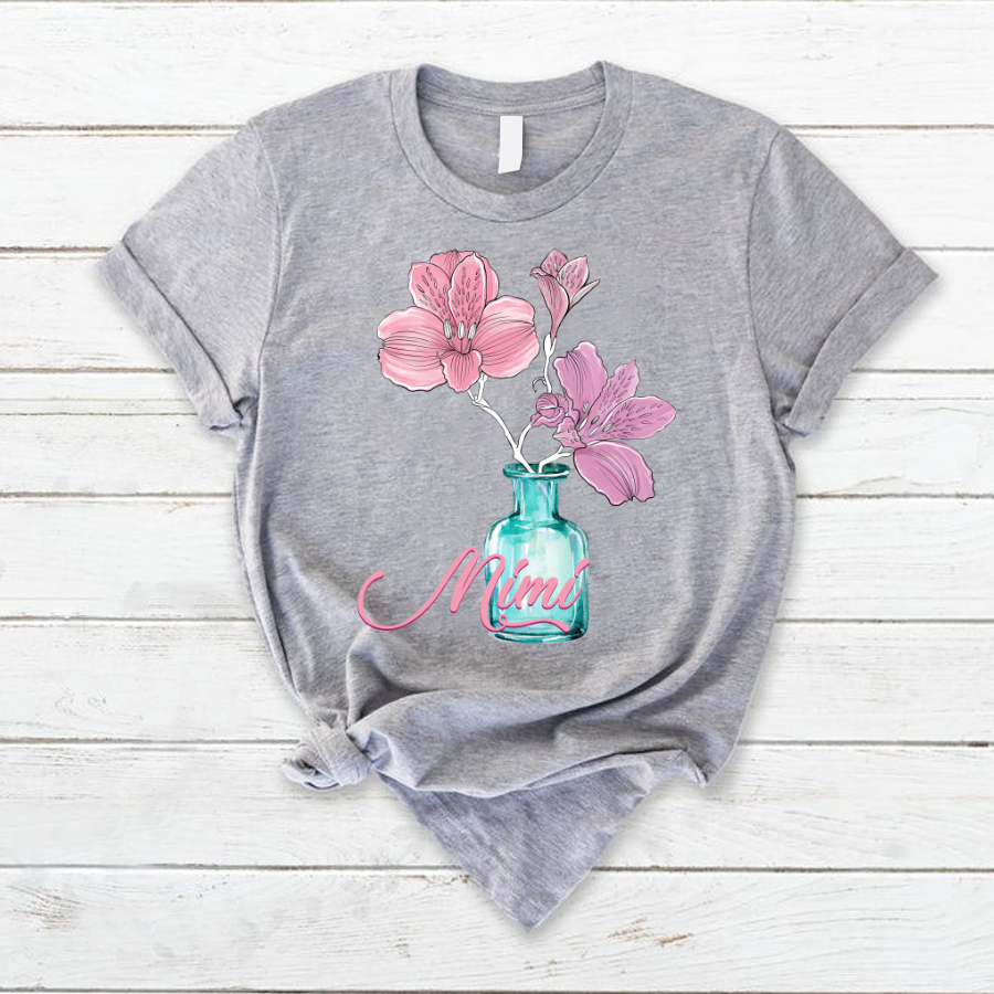 Flower Pink Grandma T-Shirt