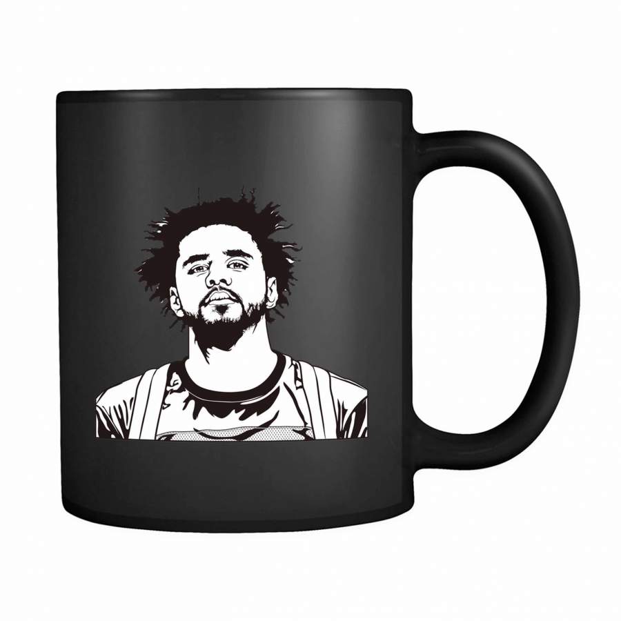 J Cole Drawing Poster 11oz Mug