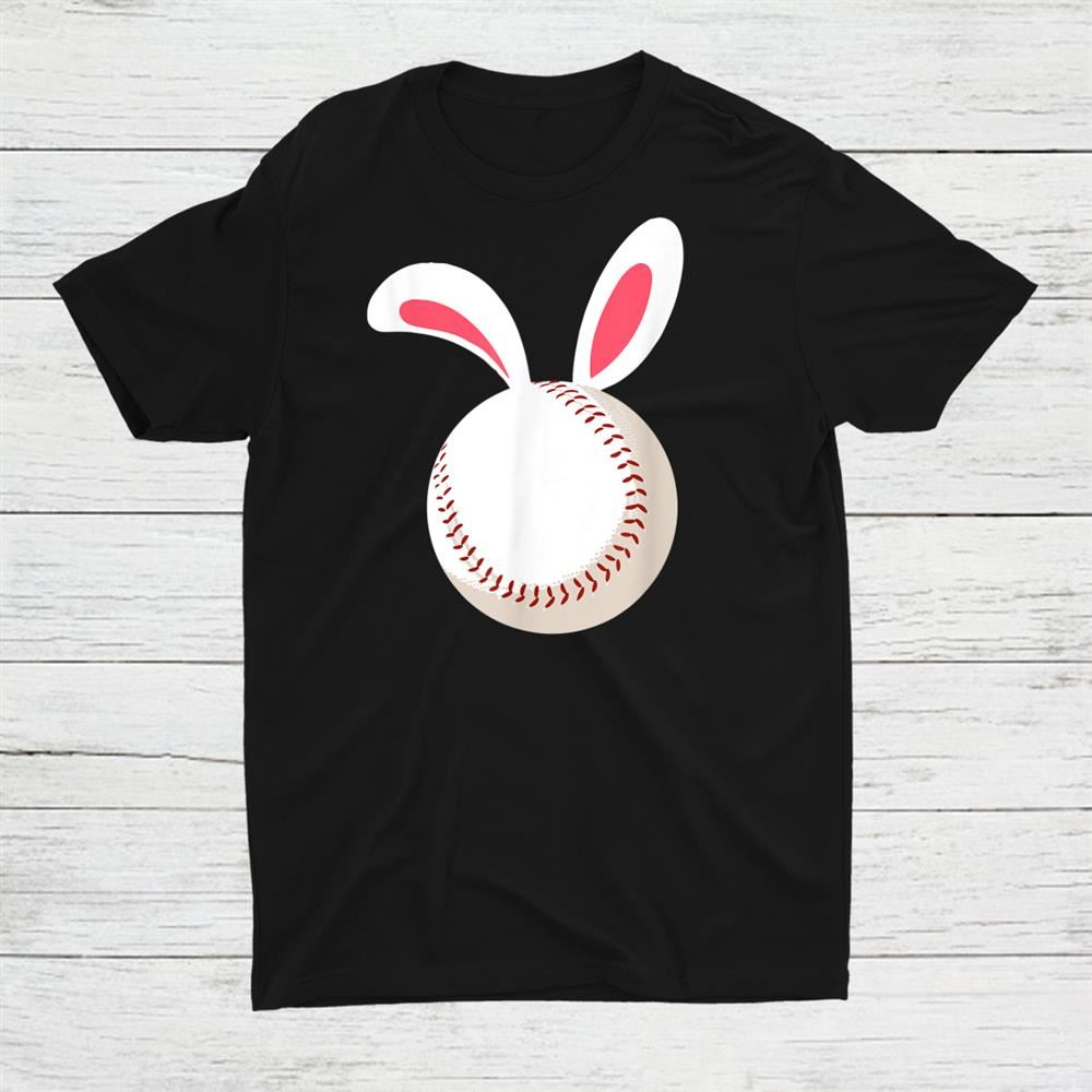 Easter Baseball Bunny Ears Unisex T-Shirt – Easter Shirts For Family – Best Easter Gifts