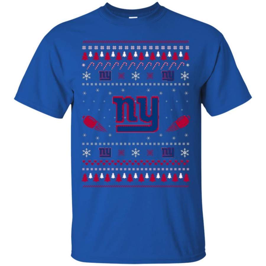 New York Giants Stitch Knitting Style Ugly T Shirts