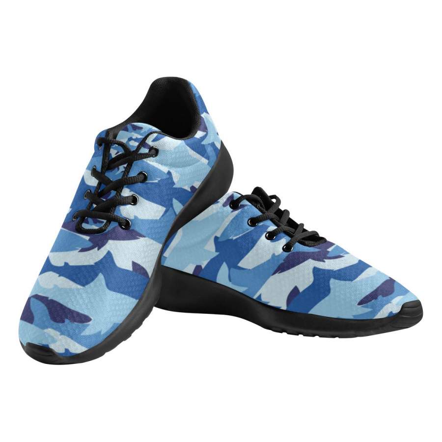 Shark Camouflage Shoes Sport Sneakers for Women