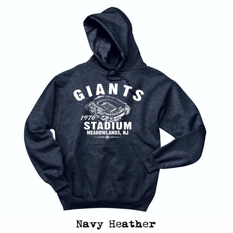 Crushtee Giants Stadium 1976 Football Sweatshirt Crewneck or Hoodie Home Of Your New York Giants Any 2 Tees For 33 Long Sleeve Hoodie