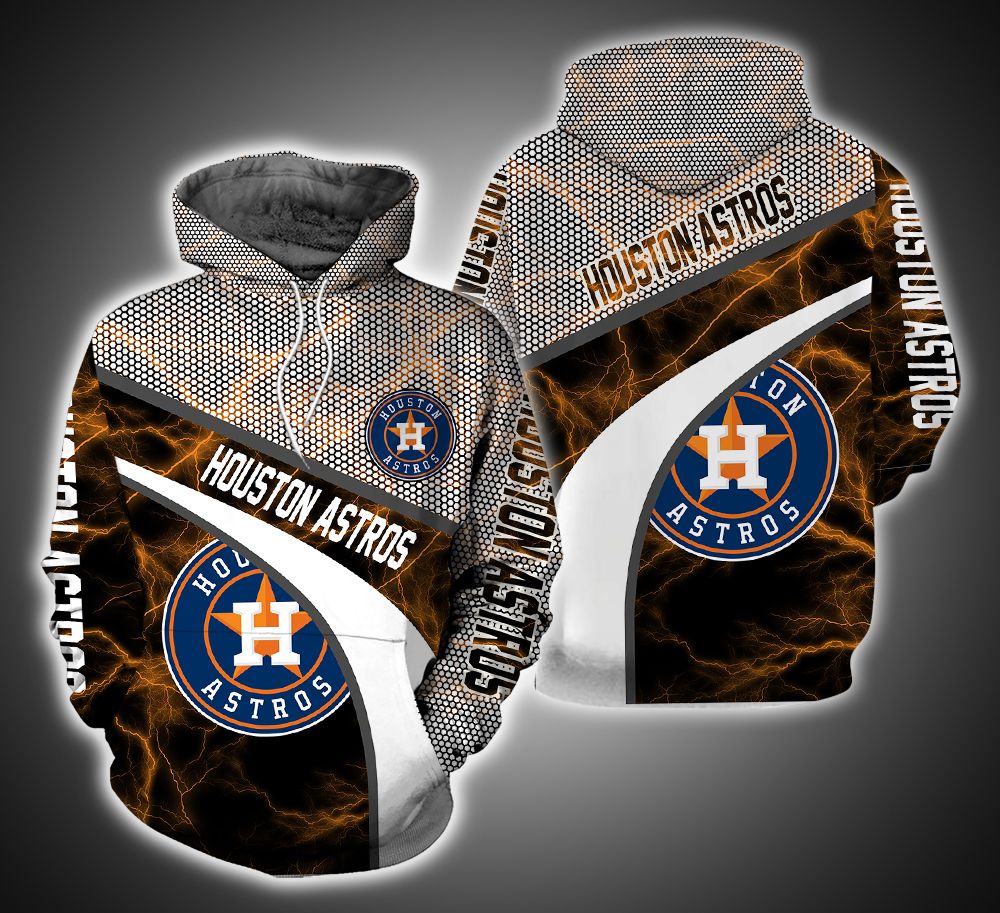 Houston Astros Armor Ver.2 3D Print Hoodie