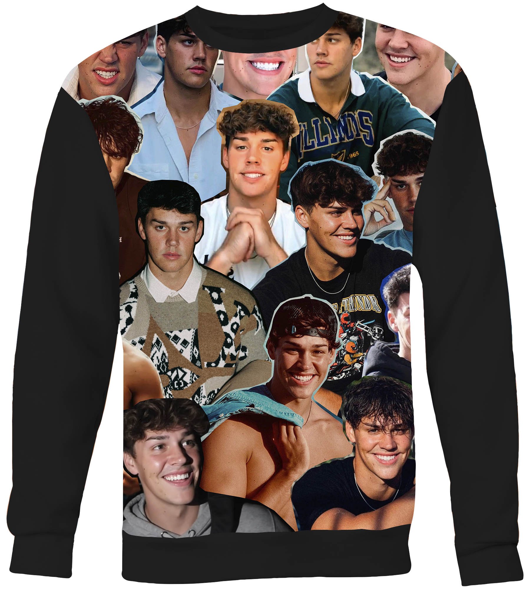 custom photo collage sweatshirt