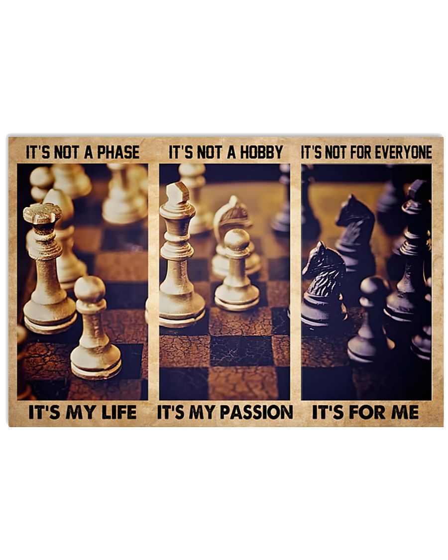 It Is Not A Phase Chess Poster