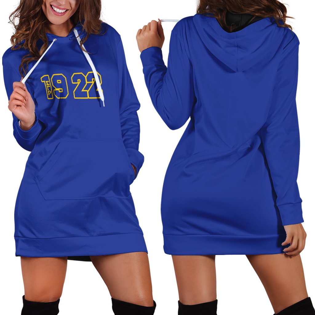 Sigma Gamma Rho 1922 Royal Blue Hoodie Dress