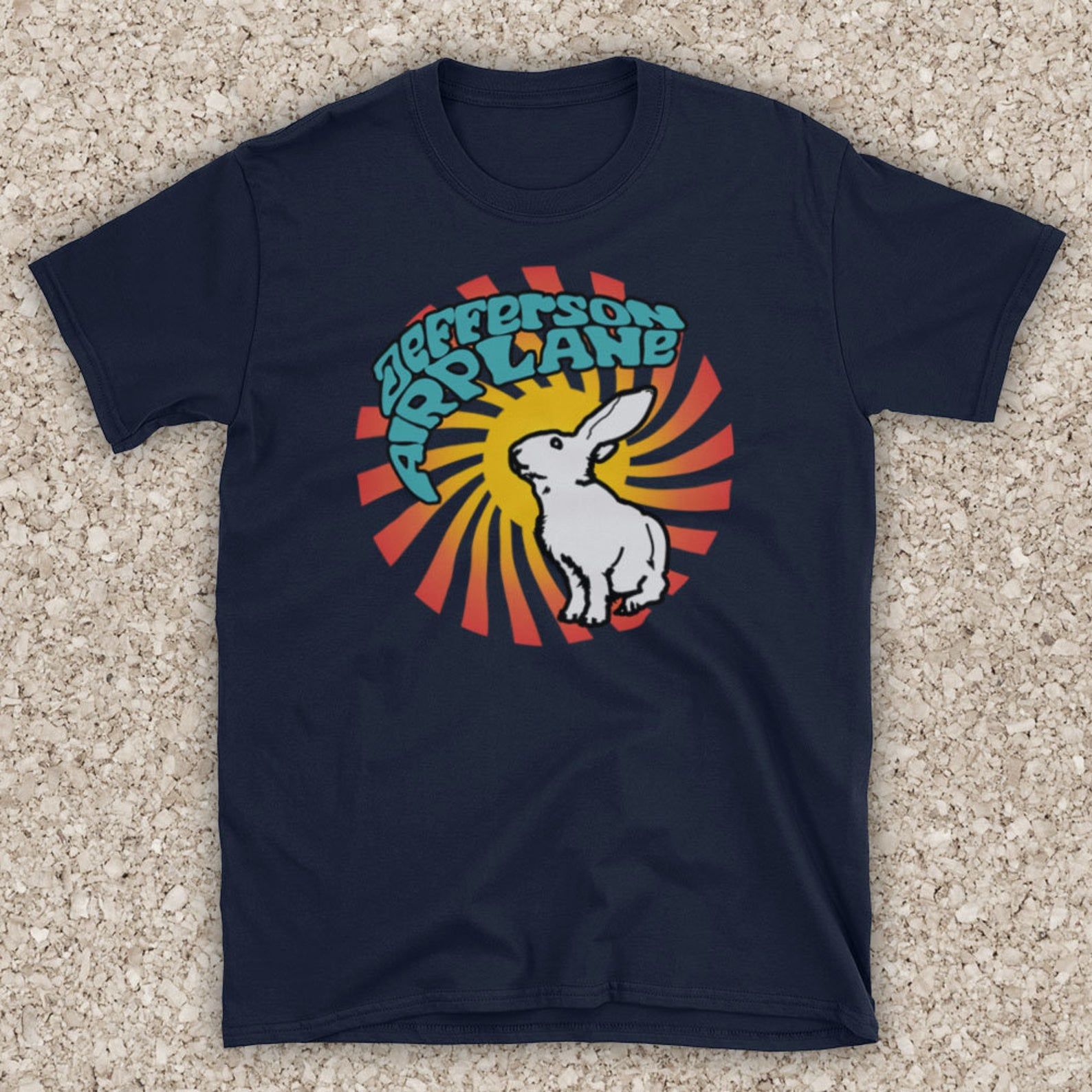 Jefferson Airplane Rabbit American Psychedelic Rock Un S T-Shirt