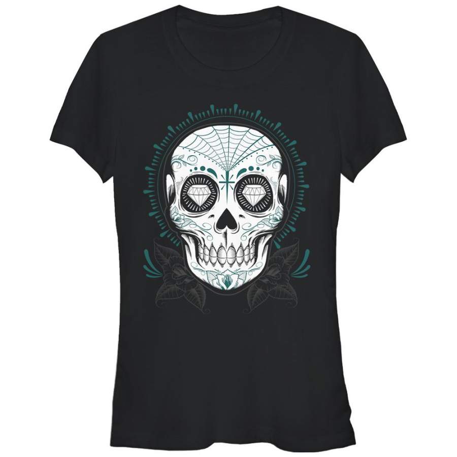 Aztlan Junior’s Sugar Skull  T Shirt Black S