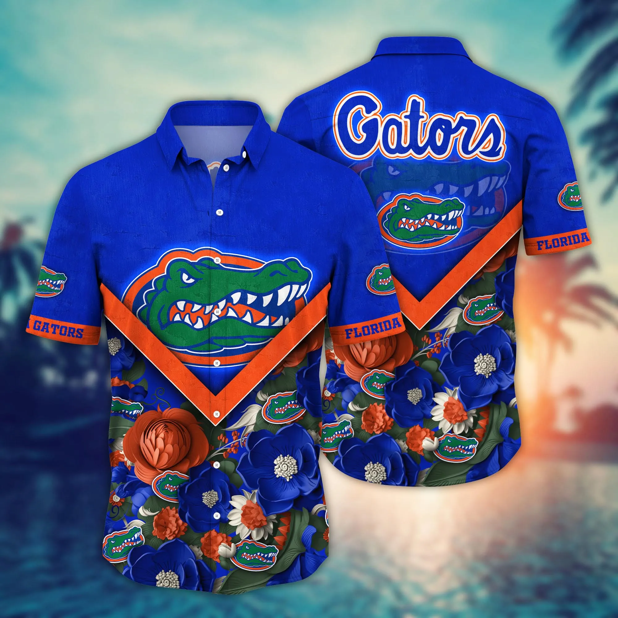 Florida Gators NCCA Hawaiian Shirt Custom Summery Aloha Shirt