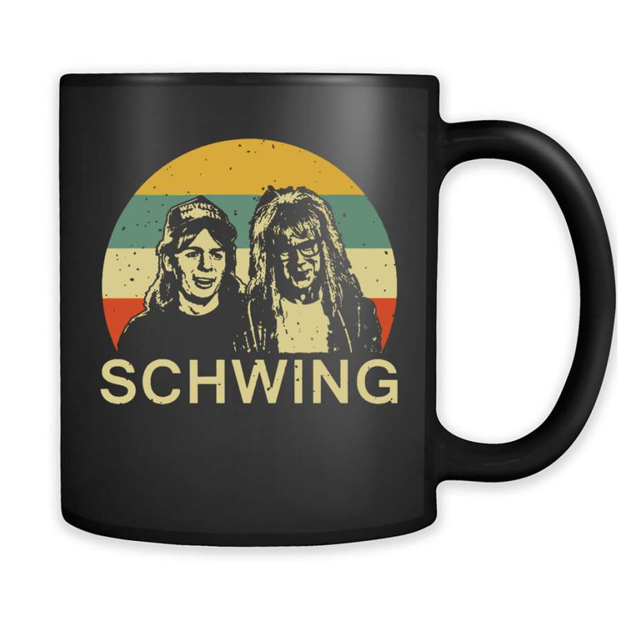 Wayne Schwing, Sunset Classic Vintage Design – Full-Wrap Coffee Black Mug