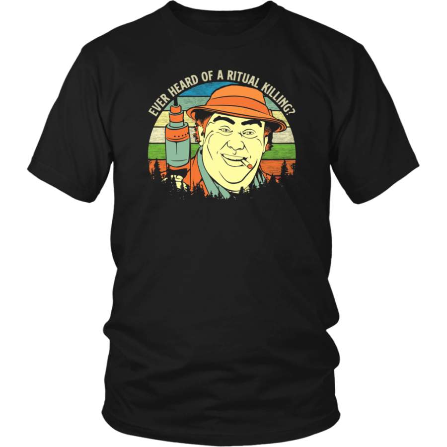 Vintage Retro Sunset Uncle Buck Ever Heard of a Ritual killing shirt