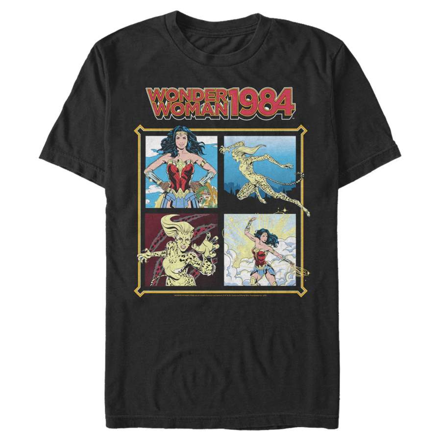 Wonder Woman 1984 Men’s Comic Panels  T-Shirt