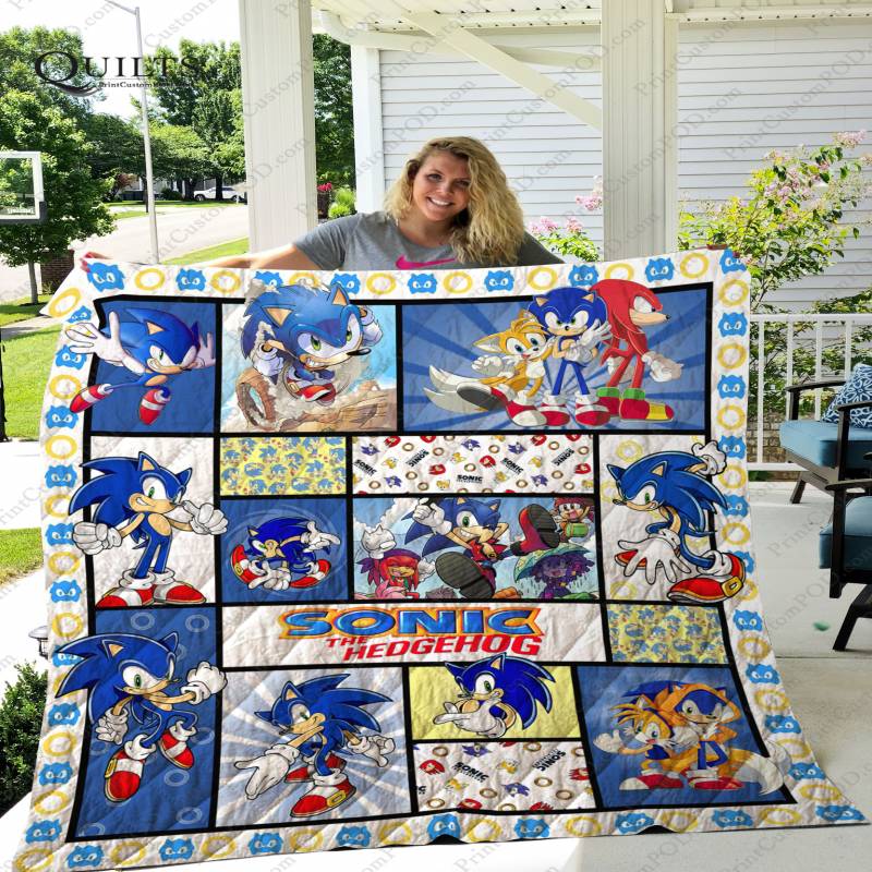 ADU – Sonic The Hedgehog 3D Quilt Blanket Ver 2