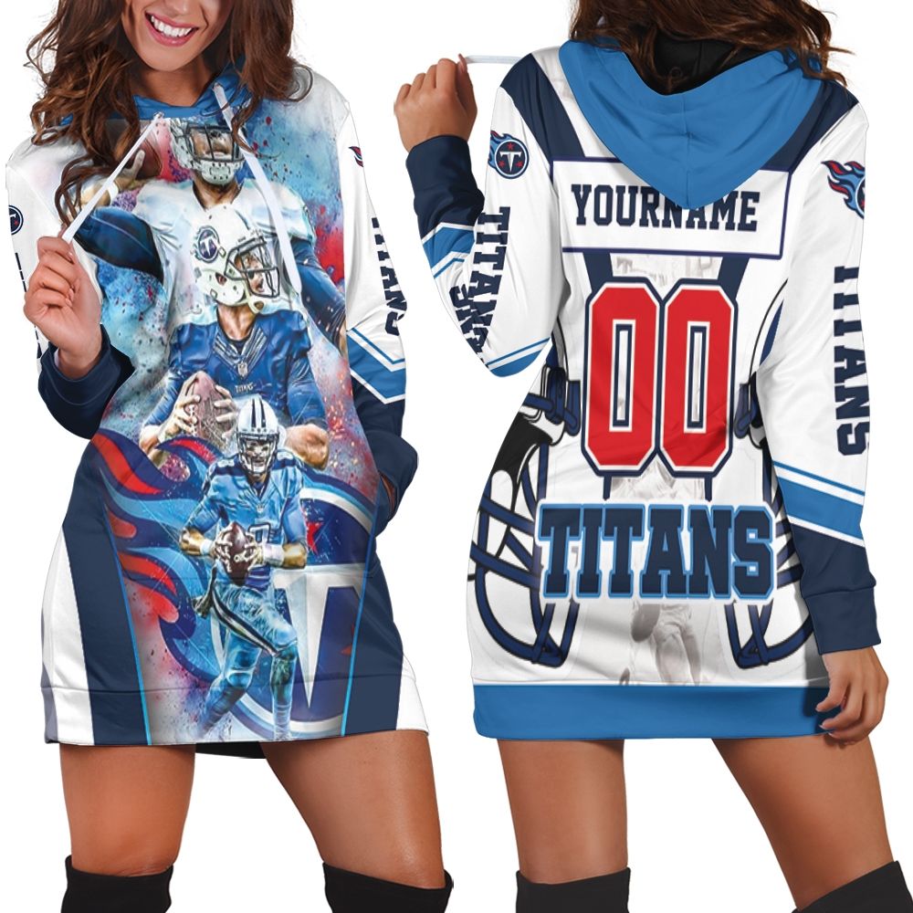 Afc South Division Champions Tennessee Titans Super Bowl 2021 1 Personalized Hoodie Dress All-Over Print