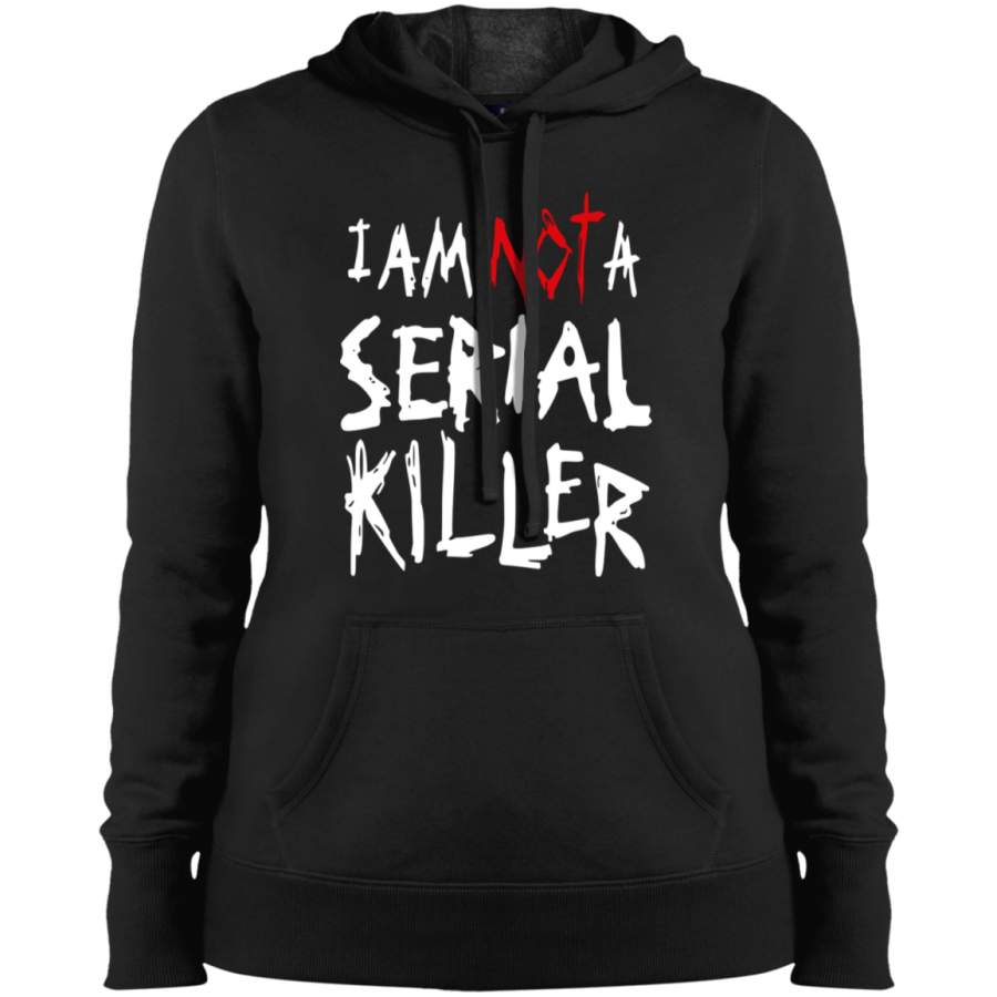 AGR cool graphic design art I’m Not Serial killer Ladies’ Pullover Hooded Sweatshirt