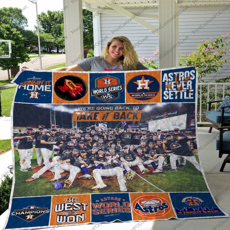 H – Houston Astros Quilt Blanket Ver 10