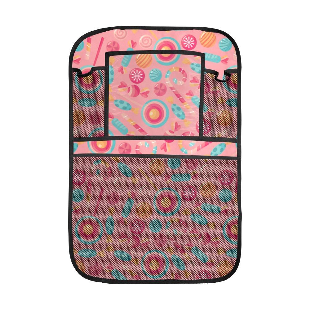 Colorful Candy Pattern Car Seat Back Organizer