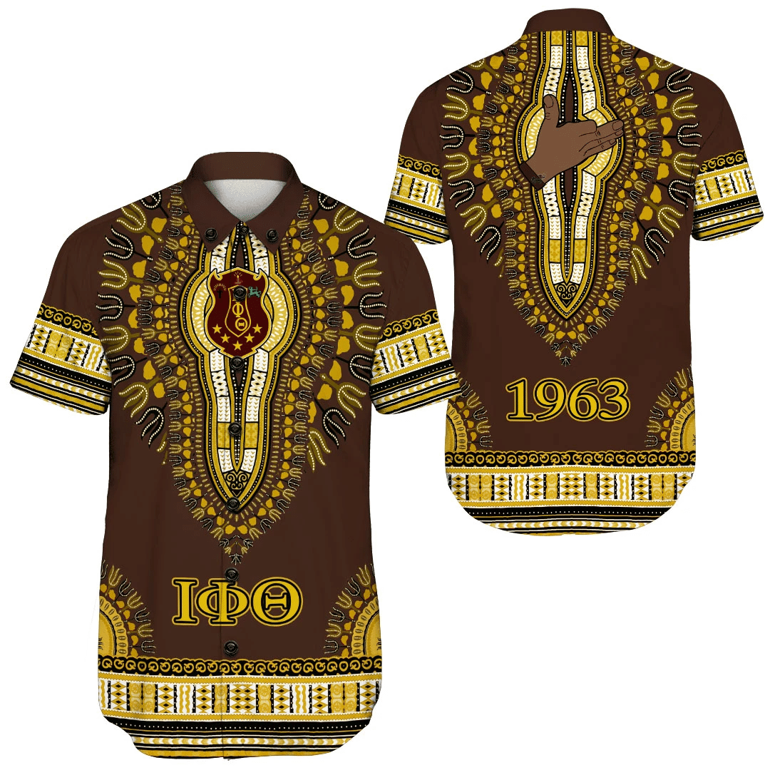 Africa Zone Shirt – Iota Phi Theta Dashiki Short Sleeve Shirt A31