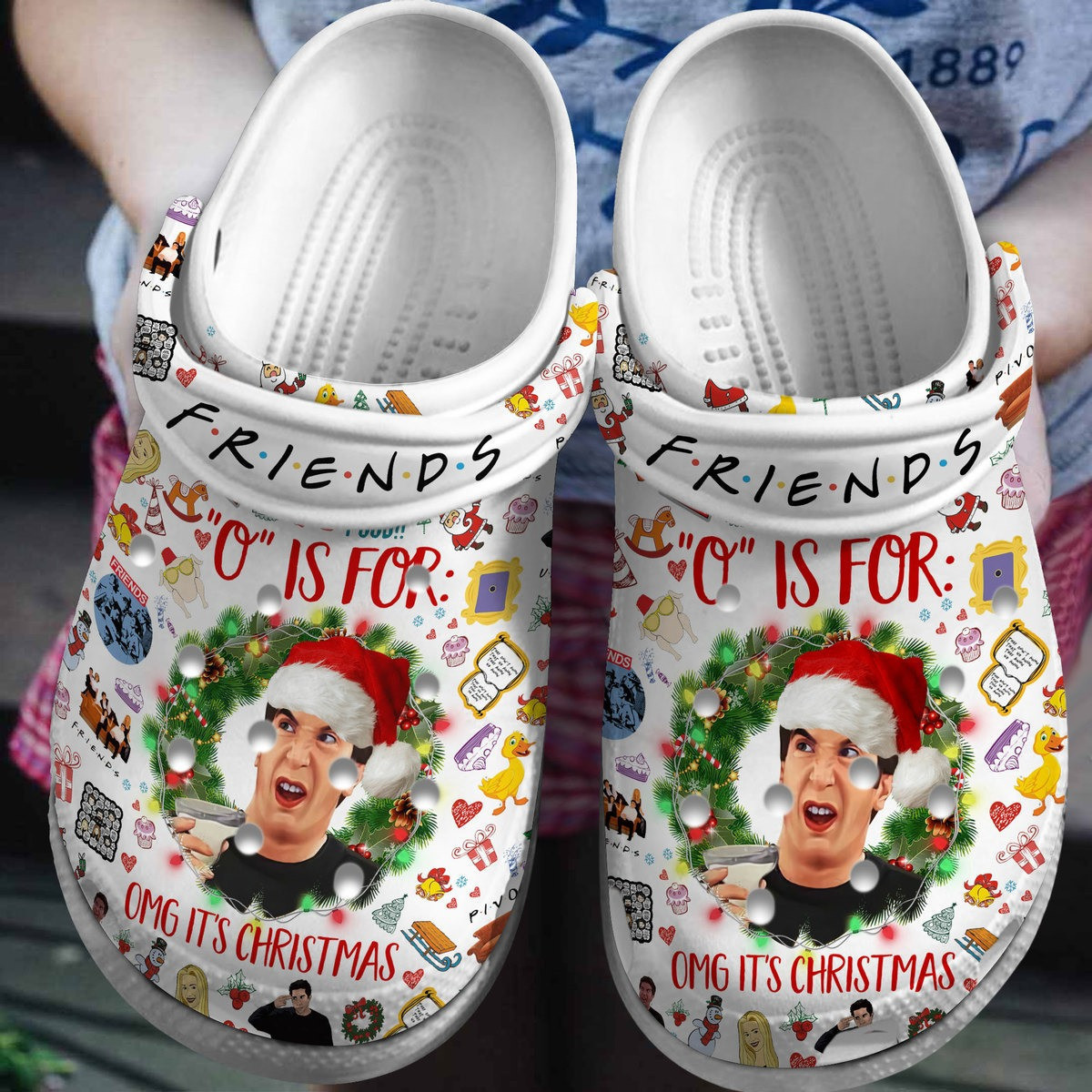 Friends Tv Series Crocss Clogs For Men Women And Kid Crs-Frs-Hp-1011P3