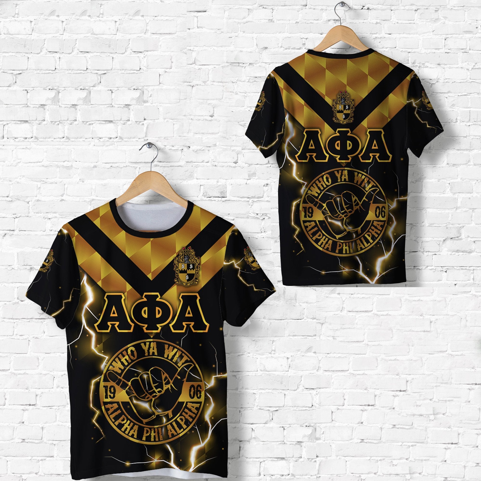 Alpha Phi Alpha Fraternity T Shirt Unique Style – Hand Sign Lt8