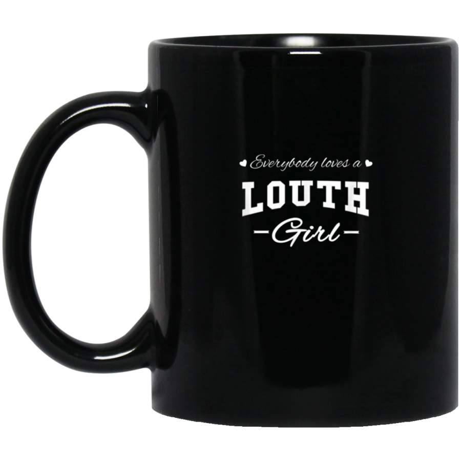 Everybody Loves a Louth Girl  Vintage Irish Souvenir Mug