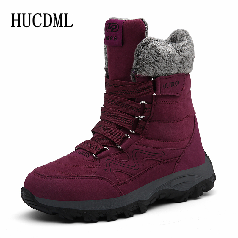 2022 New Arrivals Winter Boots Men Suede Warm Mid-Calf Snow Boots Unisex Men Women Work High Top Light Casual Shoes Big Size 46 alx