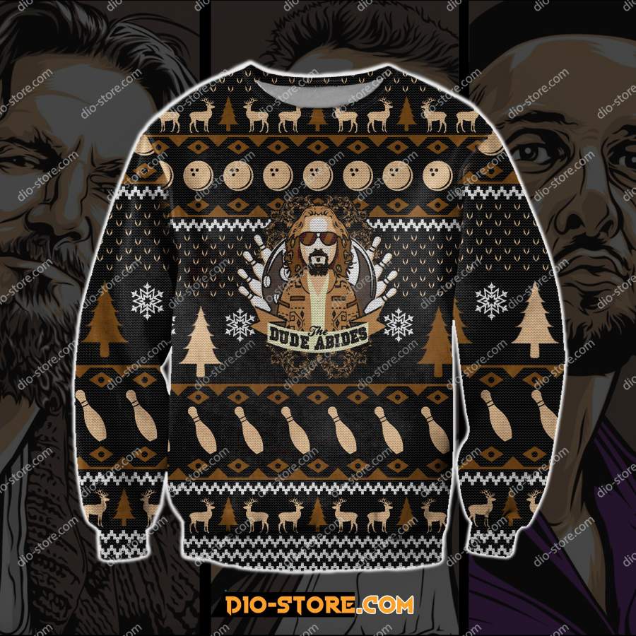 The Big Lebowski 3D PRINT UGLY CHRISTMAS SWEATSHIRT