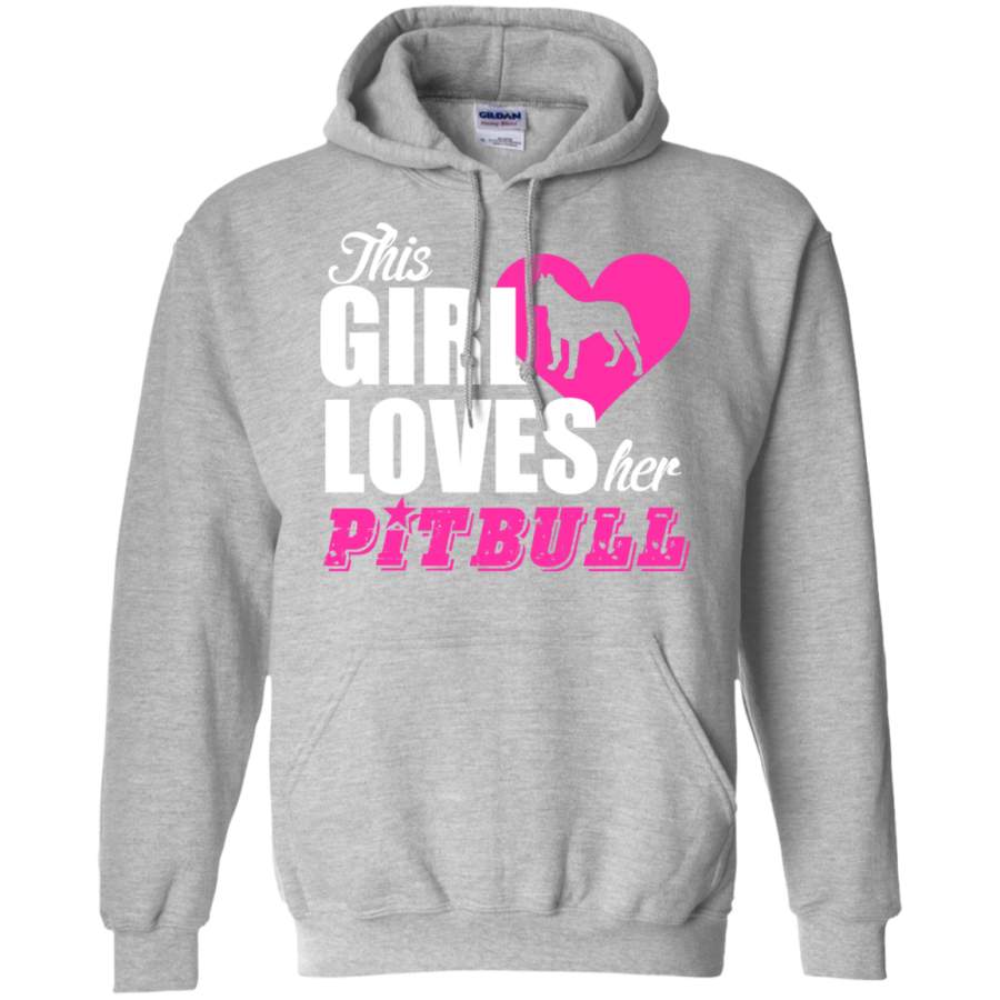 This Girls Loves Her Pittbull Hoodie