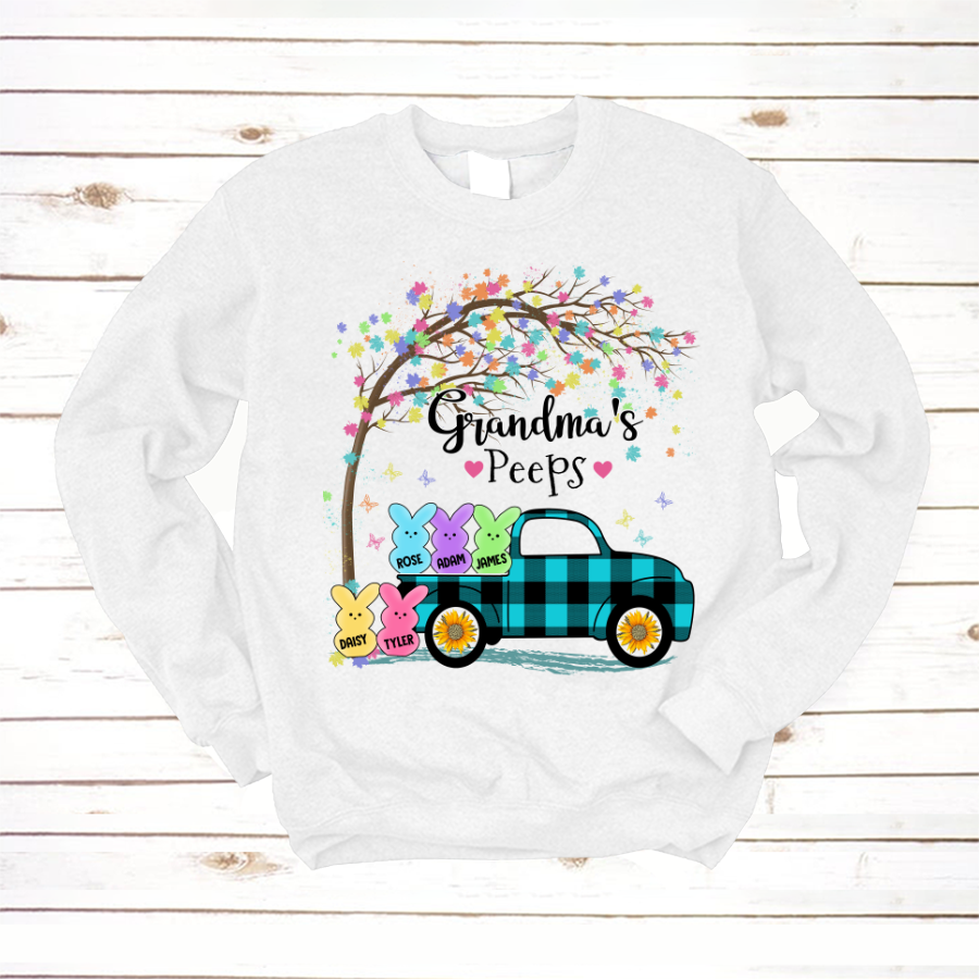 Personalized Grandma Peeps Easter Sweatshirt