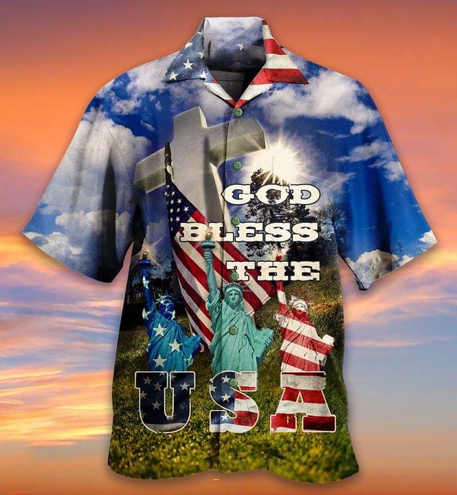 American God Bless Hawaii Shirt For Men And Women Ha23825