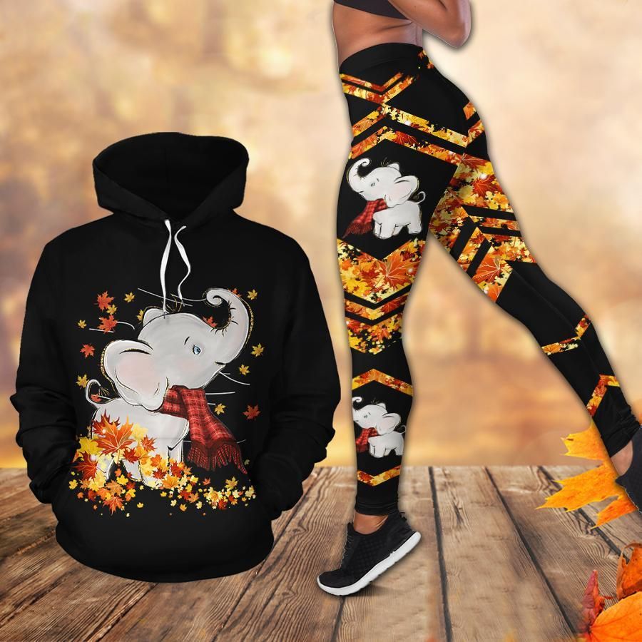 TJJ302009A48VL ELEPHANT AUTUMN HOODIE LEGGING YY