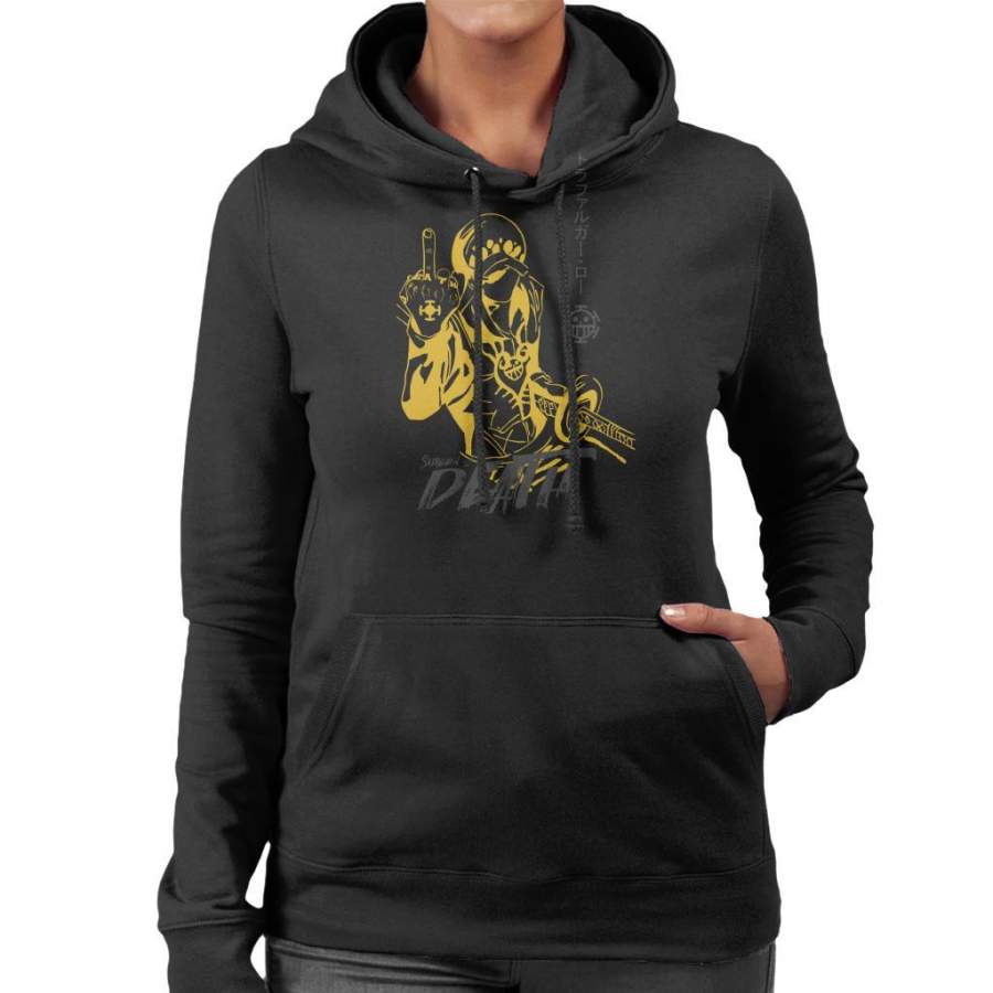 Trafalgar Law Death One Piece Women’s Hooded Sweatshirt