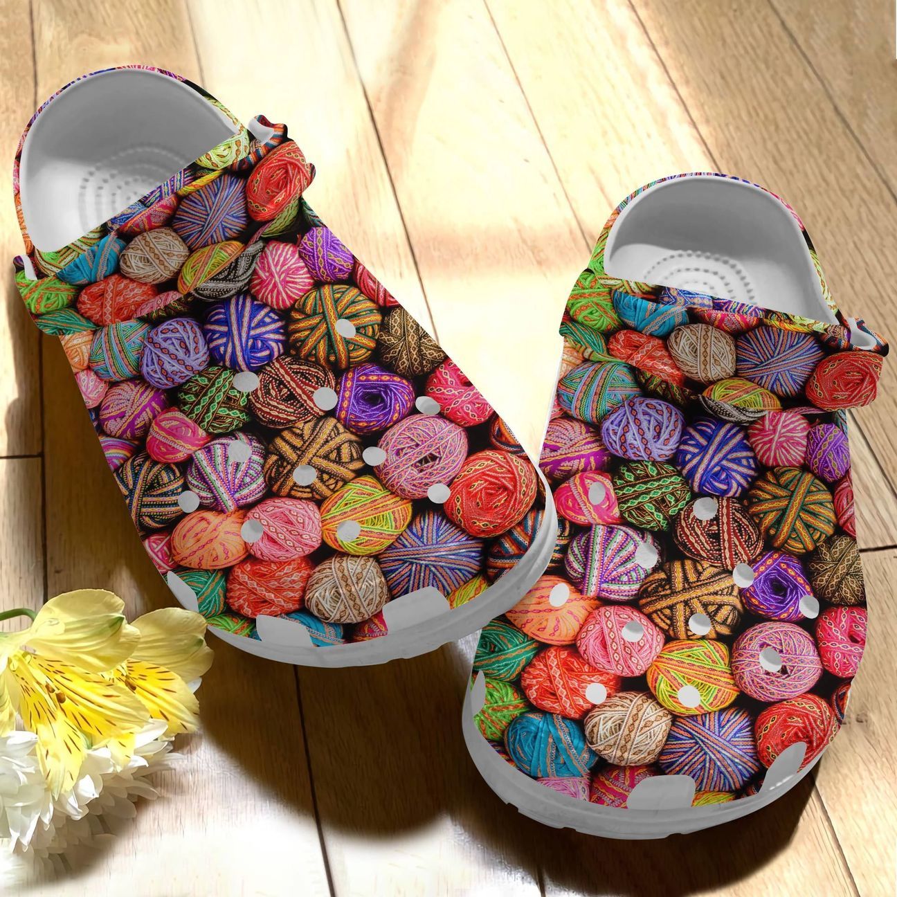 Crochet Personalize Clog, Custom Name, Text, Fashion Style For Women, Men, Kid, Print 3D Yarnoholics