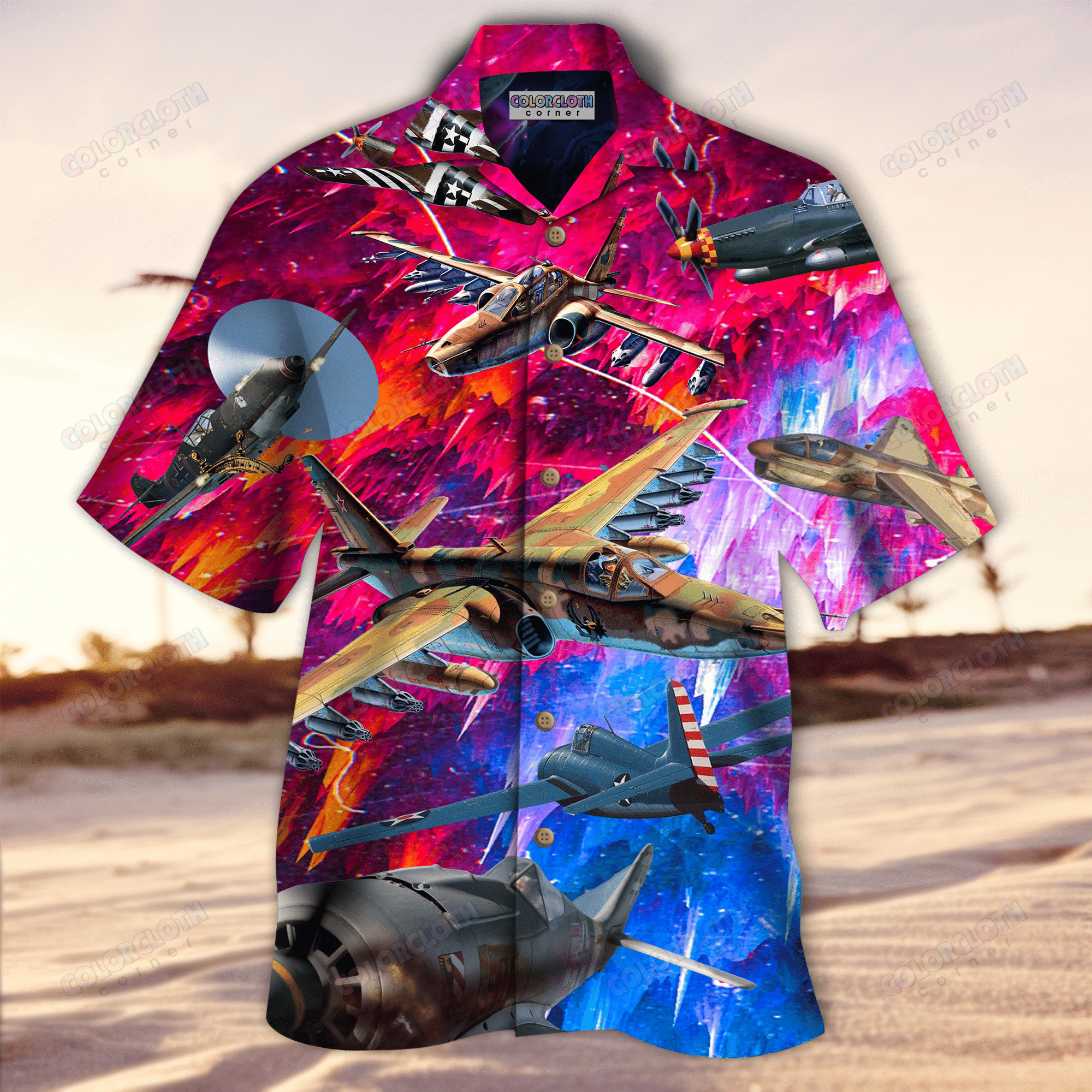 Airplane Hawaiian Shirt Pre10877