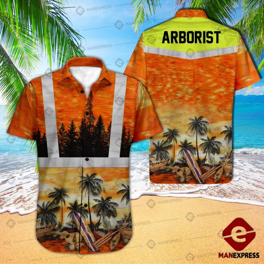 Mh 208 Arborist Safety Hawaiian Shirt Tl Ha67619