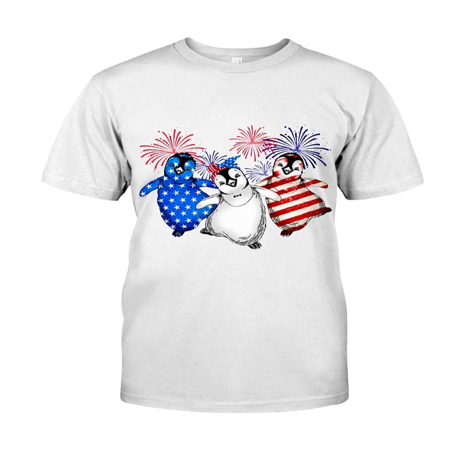 Penguins America  Flag – T-Shirt