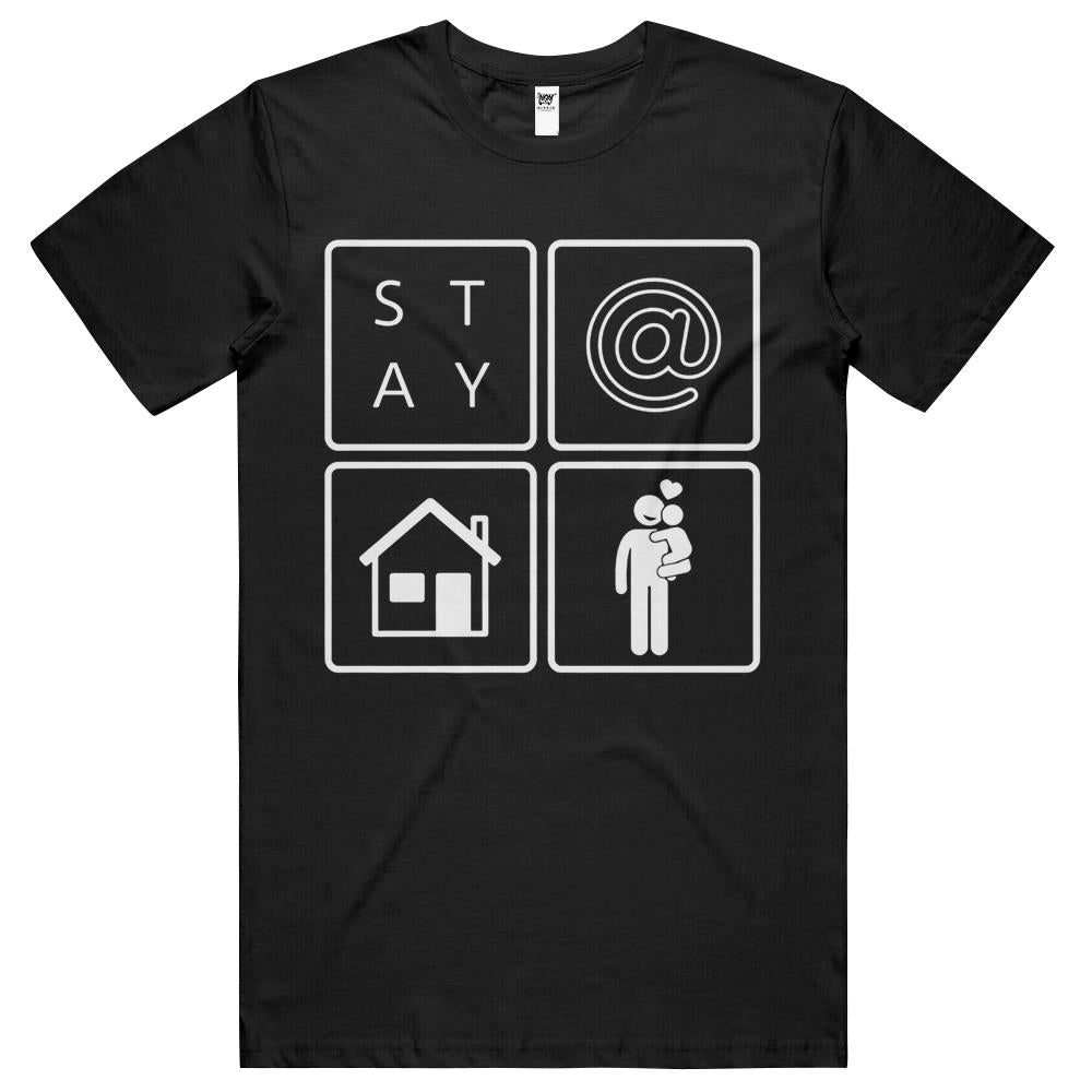 Mens Stay At Home Dad For Gift – S@H Squares Style Sahd Father’S Day Gift T Shirts