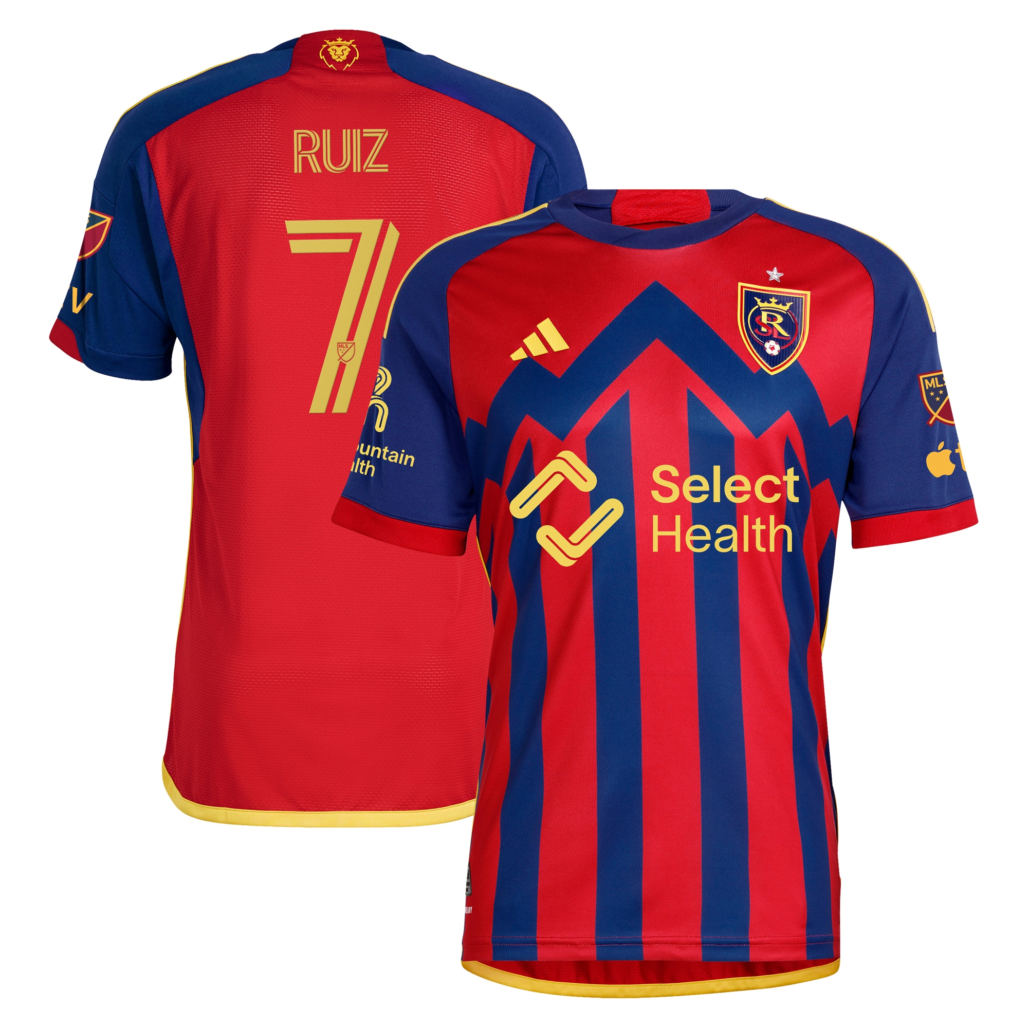 Pablo Ruiz Real Salt Lake 2024 Peak Utah Authentic Player Jersey  Red