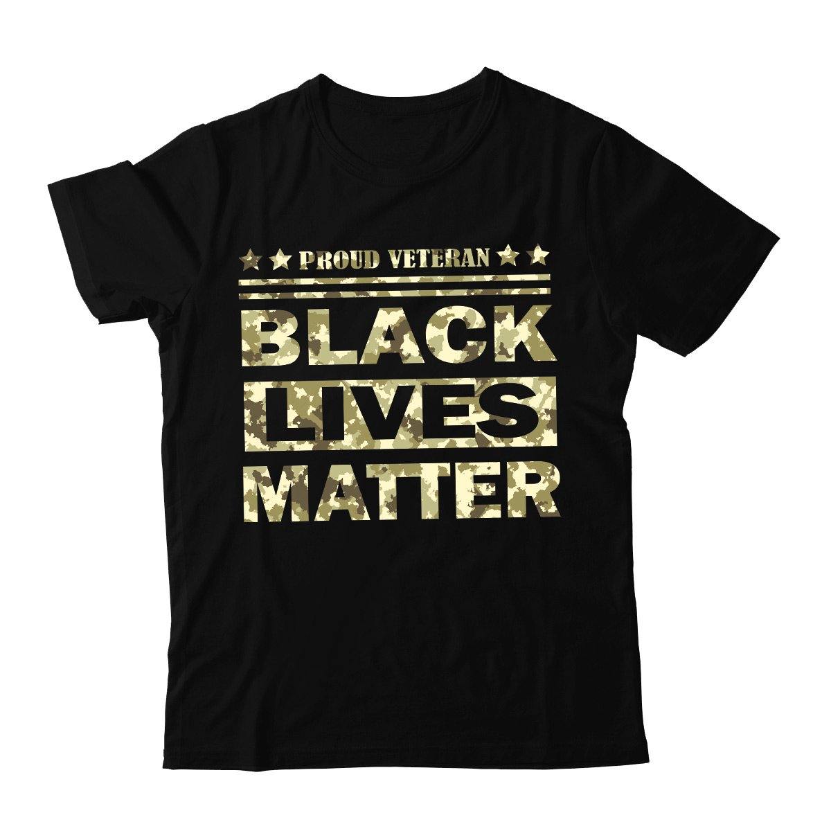 Proud Veteran – Black Lives Matter T-Shirt