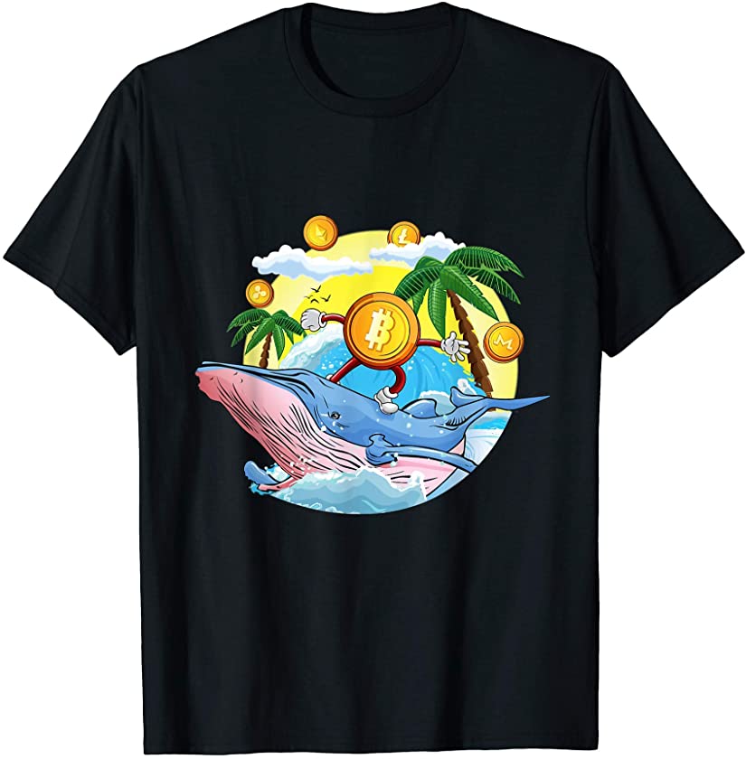 Bitcoin Whale HODL Shirt Just Hodl It Cryptocurrency Coin T-Shirt