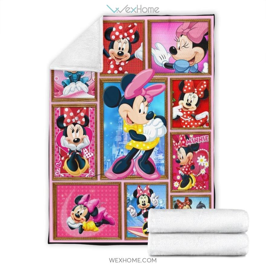 Minnie Mouse Blanket Amazing Bedding Cartoon Premium Blanket W1122