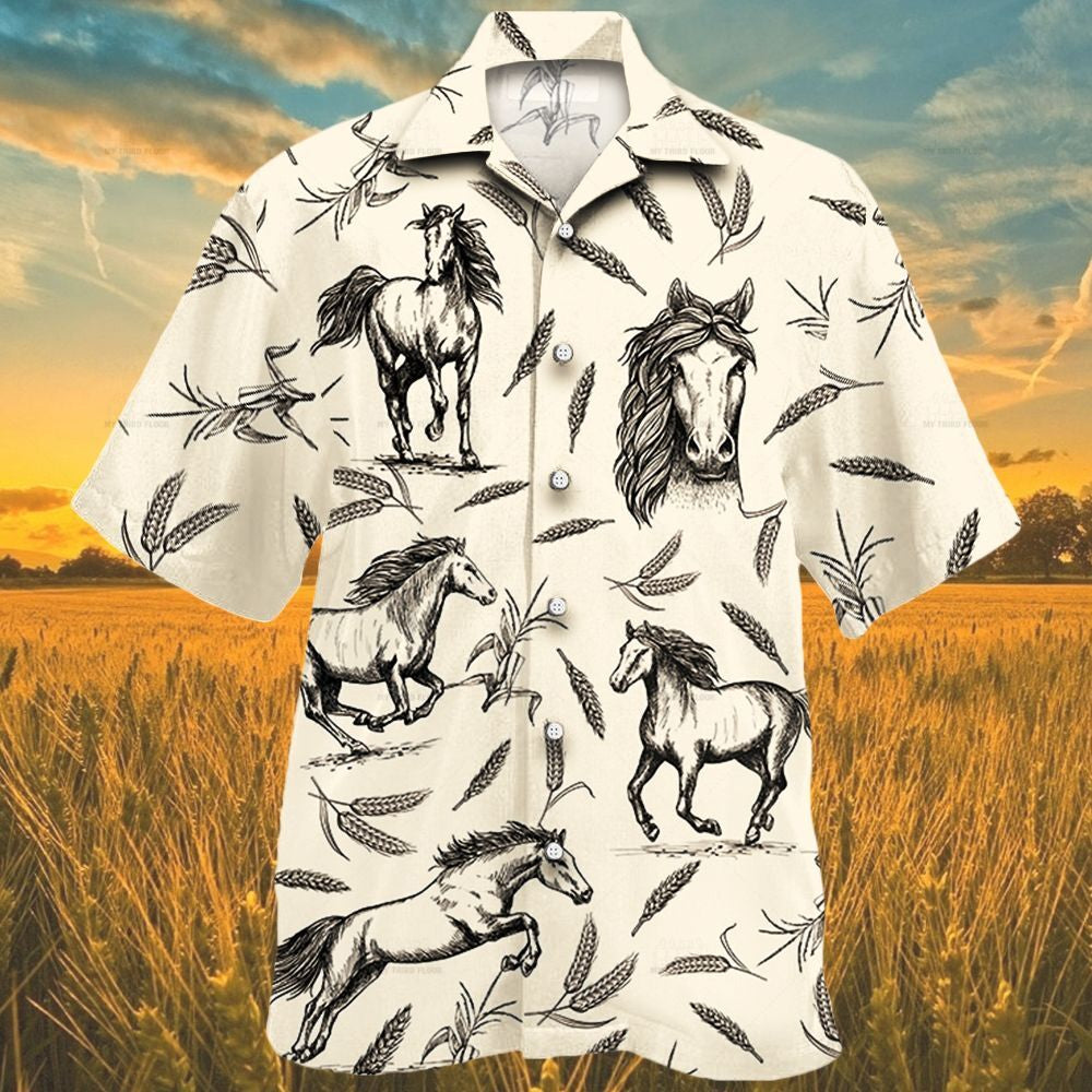 Horse Farm Lovers Hawaii Hawaii Shirt For Men Women Ha40876